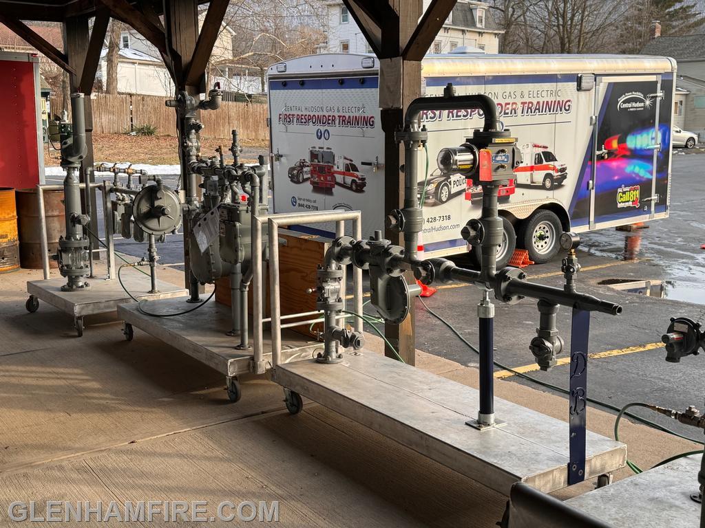 Gas & Electric Drill with Central Hudson Experts Glenham Fire Department