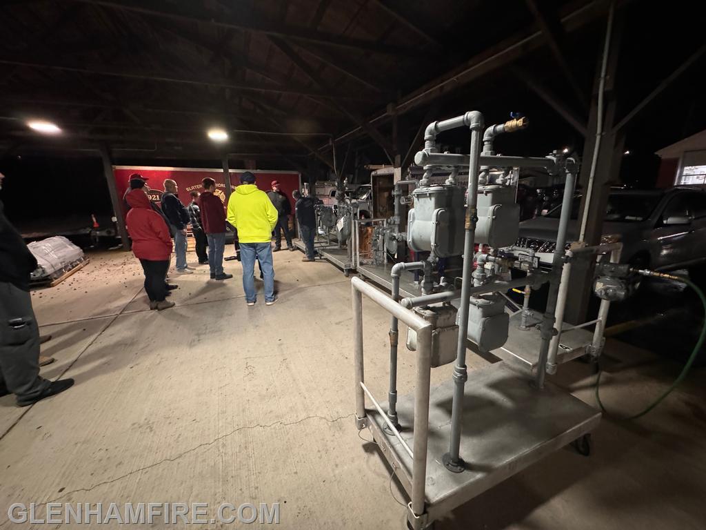 Gas & Electric Drill with Central Hudson Experts Glenham Fire Department