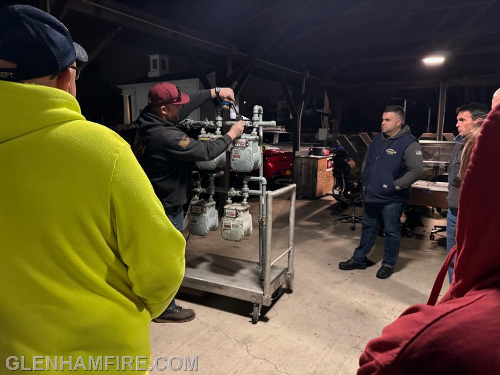 Gas & Electric Drill with Central Hudson Experts Glenham Fire Department