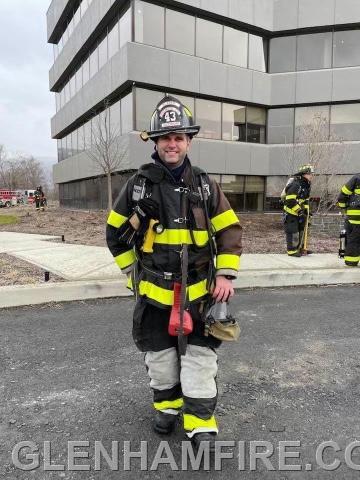 Firefighter Shane Walden